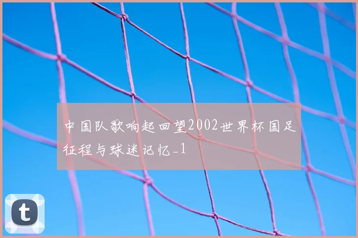 中国队歌响起回望2002世界杯国足征程与球迷记忆_1